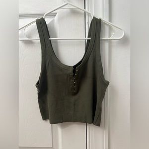 Green American eagle tank top